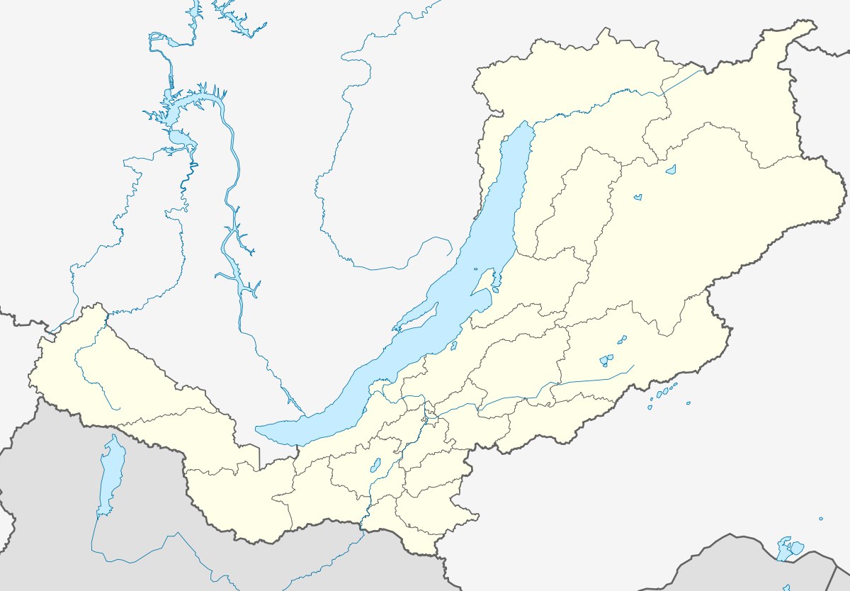 Карта Бурятии
